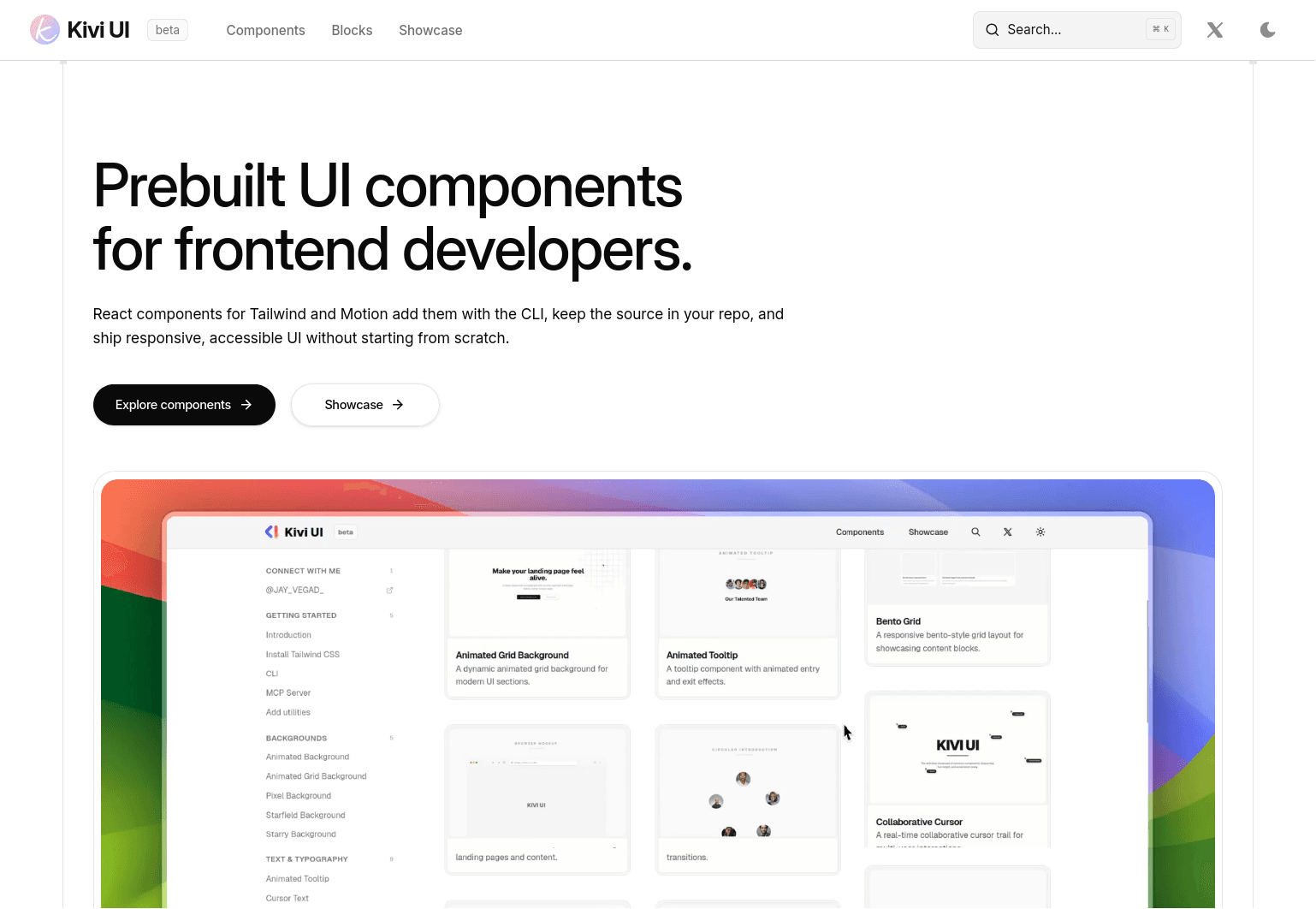 Kivi UI foreground