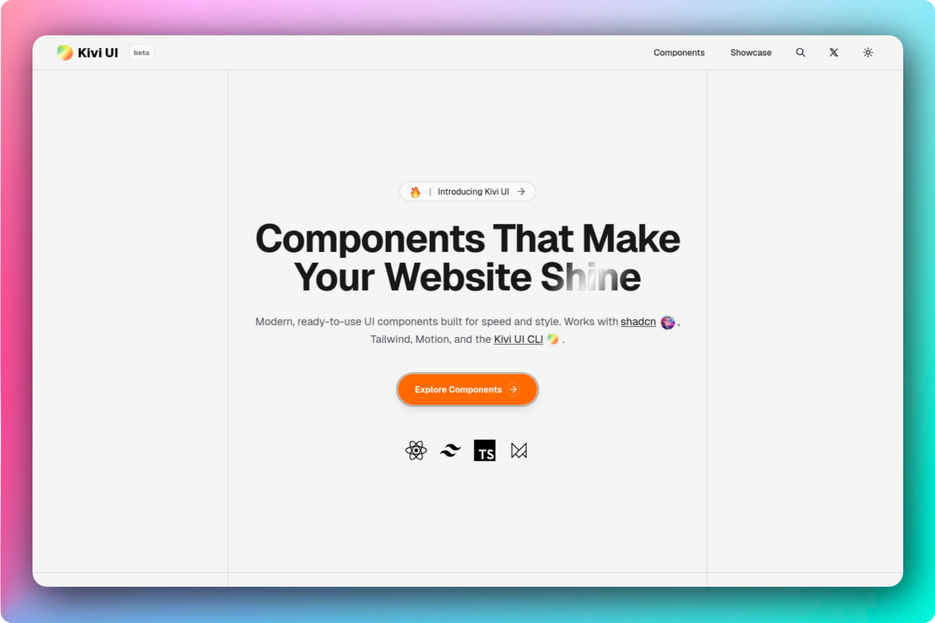 Kivi UI Preview Tab Demo
